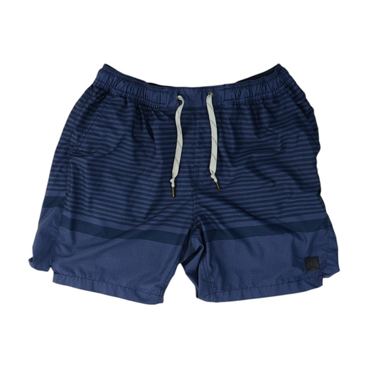 Navy Striped Swim Bottom