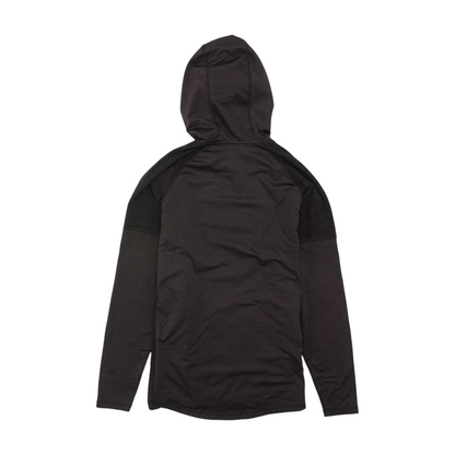Purple Solid Hoodie Pullover