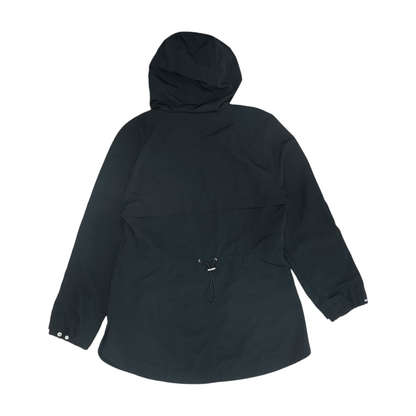 Black Solid Rain Jacket