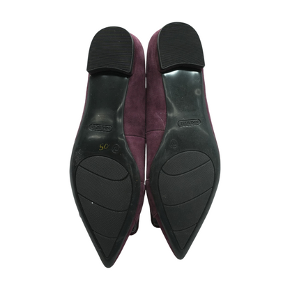 Deep Purple Slip-On Flats