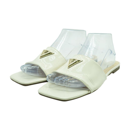 Ivory Flat Sandals