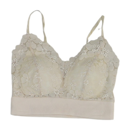 Ivory Floral Bra