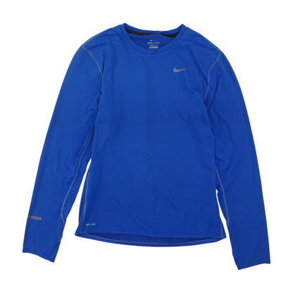 Blue Solid Active T-Shirt