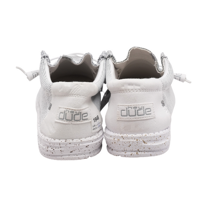 White Slip-On Casual Shoes