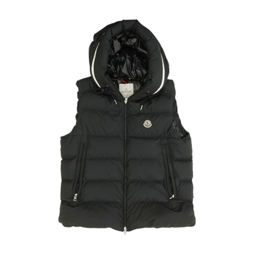 Black Solid Vest