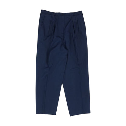 Vintage 1980's Blue Pleat-Front Pant