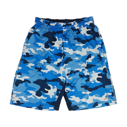 Blue Camo Active Shorts