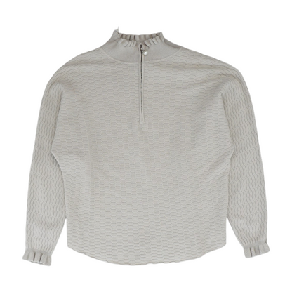 Beige 1/4 Zip Sweater
