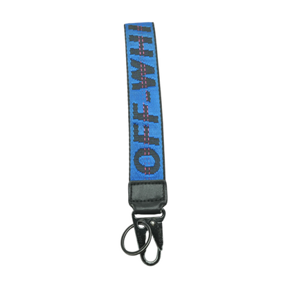 Blue Industrial Strap Keychain Lanyard