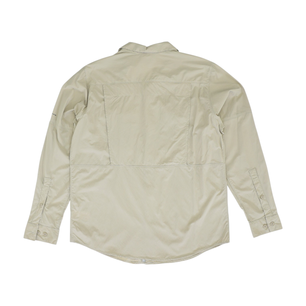 Khaki Solid Outdoor Button Down