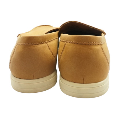 Tan Slip-On Dress Shoes