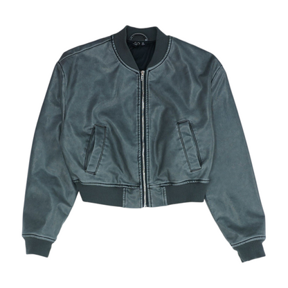 Gray Solid Jacket