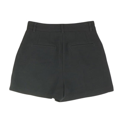 Black Solid Shorts