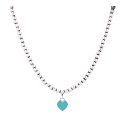 Sterling Silver Beaded Necklace