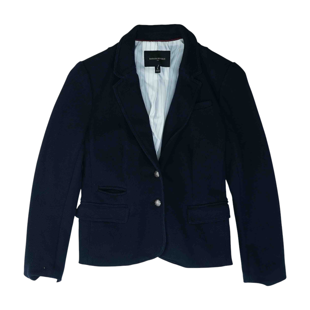 Navy Solid Blazer