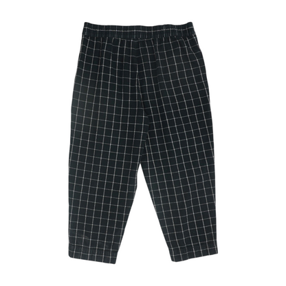 Black Check Pants