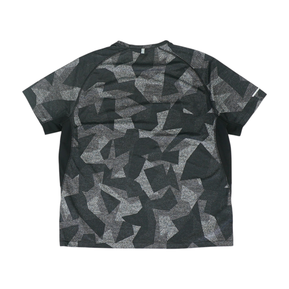 Gray Geometric Active T-Shirt
