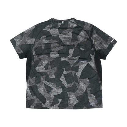 Gray Geometric Active T-Shirt