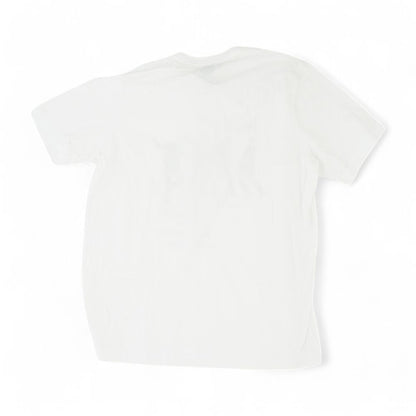White Solid Crewneck T-Shirt