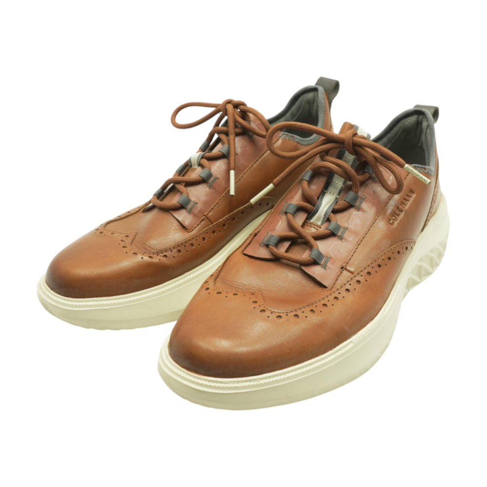 Brown Lace-Up Casual Shoes