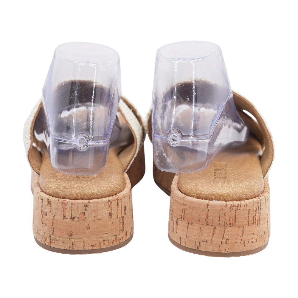 Ivory Flat Sandals