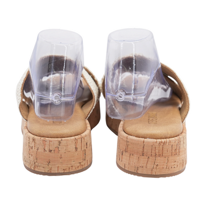 Ivory Flat Sandals