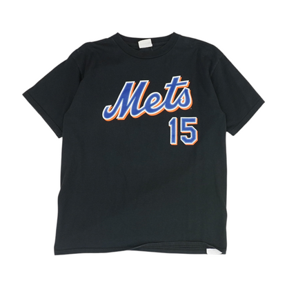 Vintage Black New York Mets Solid T-Shirt
