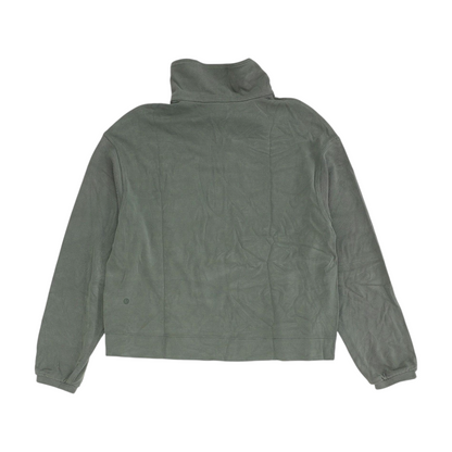 Gray Solid Sweatshirt Pullover