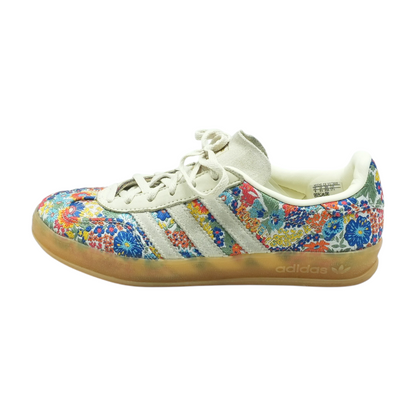 adidas Gazelle Indoor Liberty London Floral Embroidery Low-Top Athletic Shoes – Image 1
