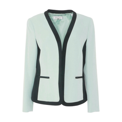 Blue Solid Blazer