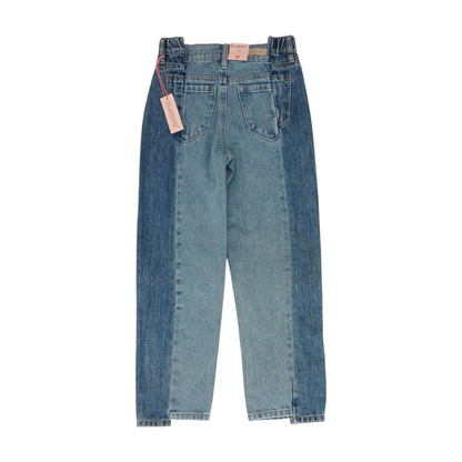 Blue Solid Jeans