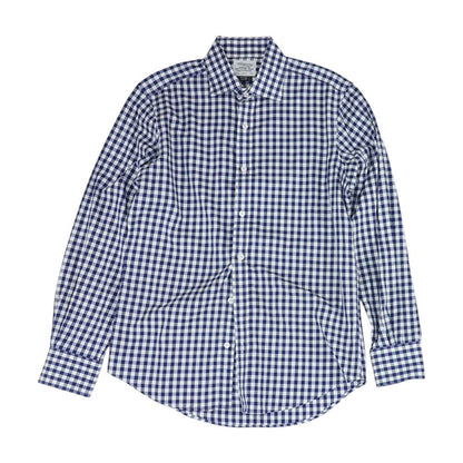Blue Check Long Sleeve Button Down