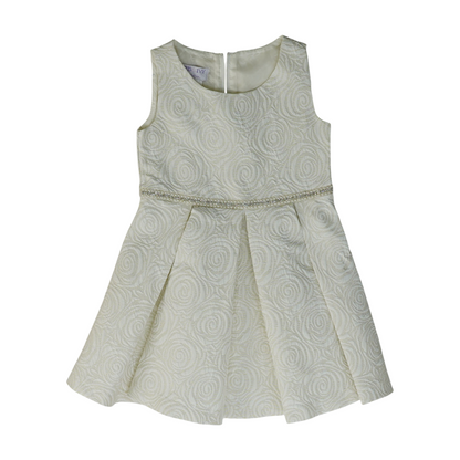 White Floral Formal Dress
