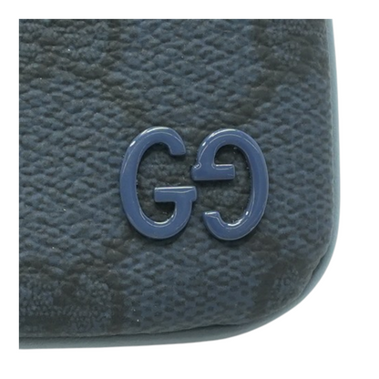 Dusty Blue Trim Key Pouch