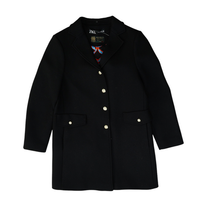 Black Solid Coat