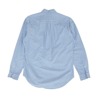 Blue Check Long Sleeve Button Down