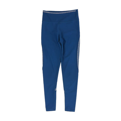 Blue Solid Leggings