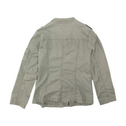 Gray Solid Jacket