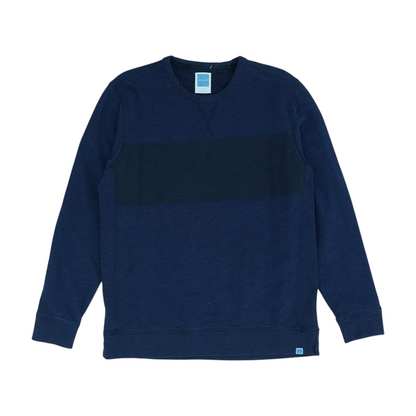 Navy Solid Pullover Sweater