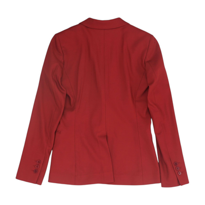 Red Solid Blazer
