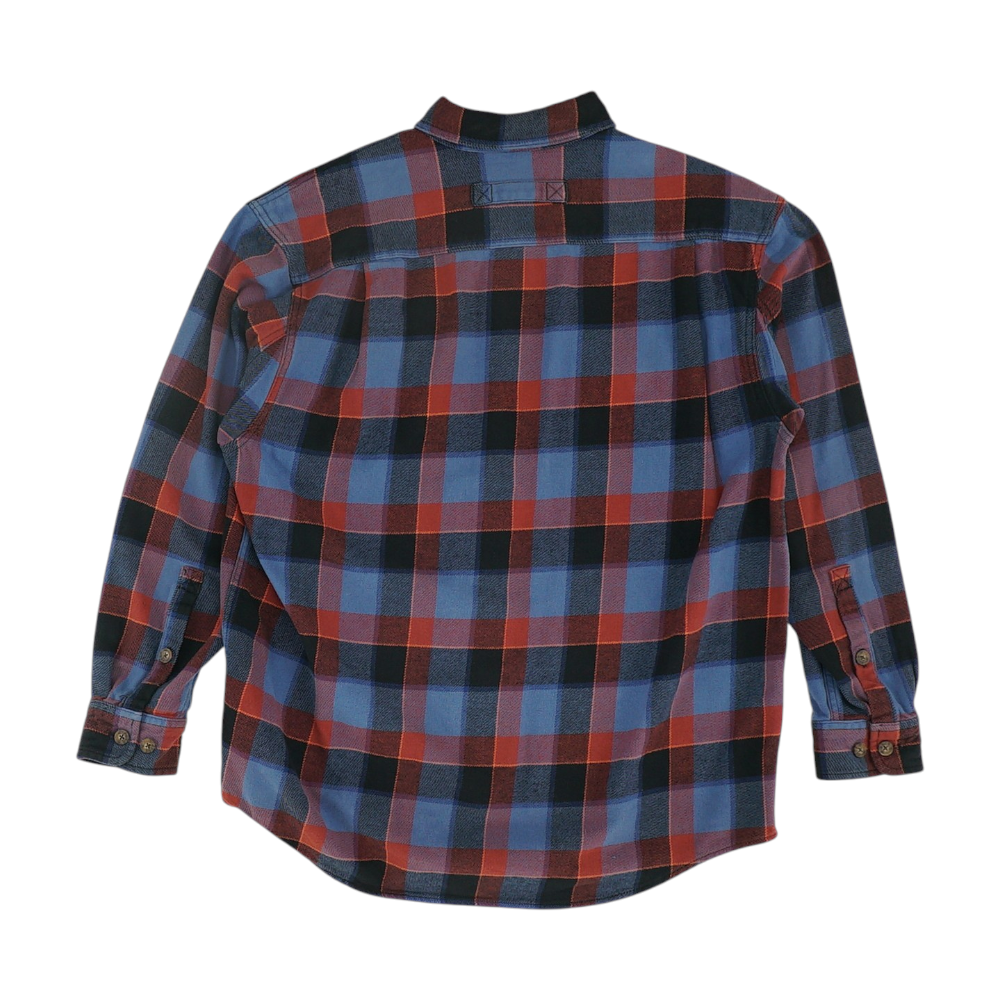 Multi Plaid Flannel Button Down