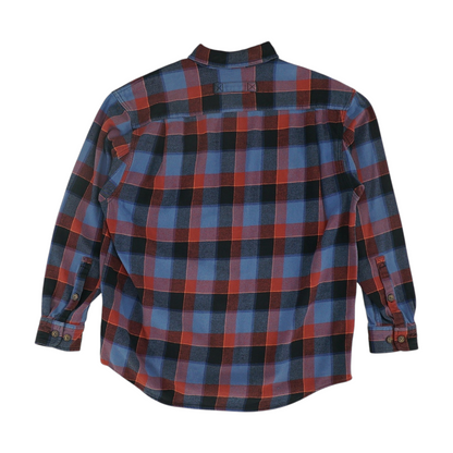 Multi Plaid Flannel Button Down
