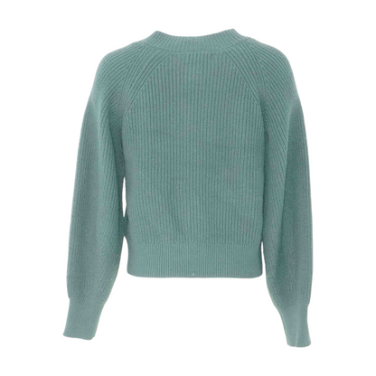 Green Cardigan Sweater