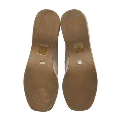 Beige Slip-On Flats