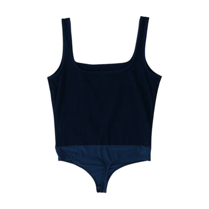 Navy Bodysuit Blouse