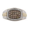 9/10 ctw 10K Two-Tone Gold Diamond Fashion Ring