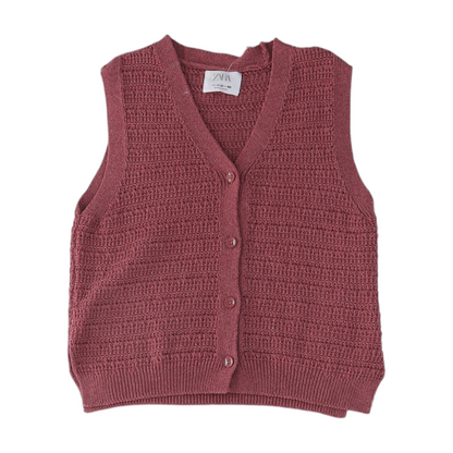 Pink Vest Sweater