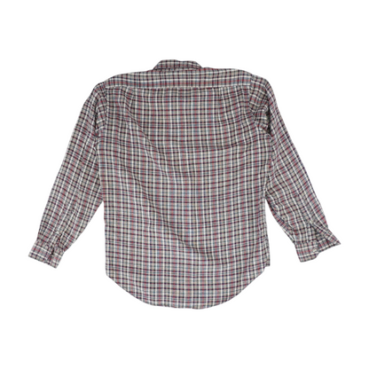 Multi Plaid Long Sleeve Button Down