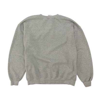 Gray Solid Sweatshirt Pullover