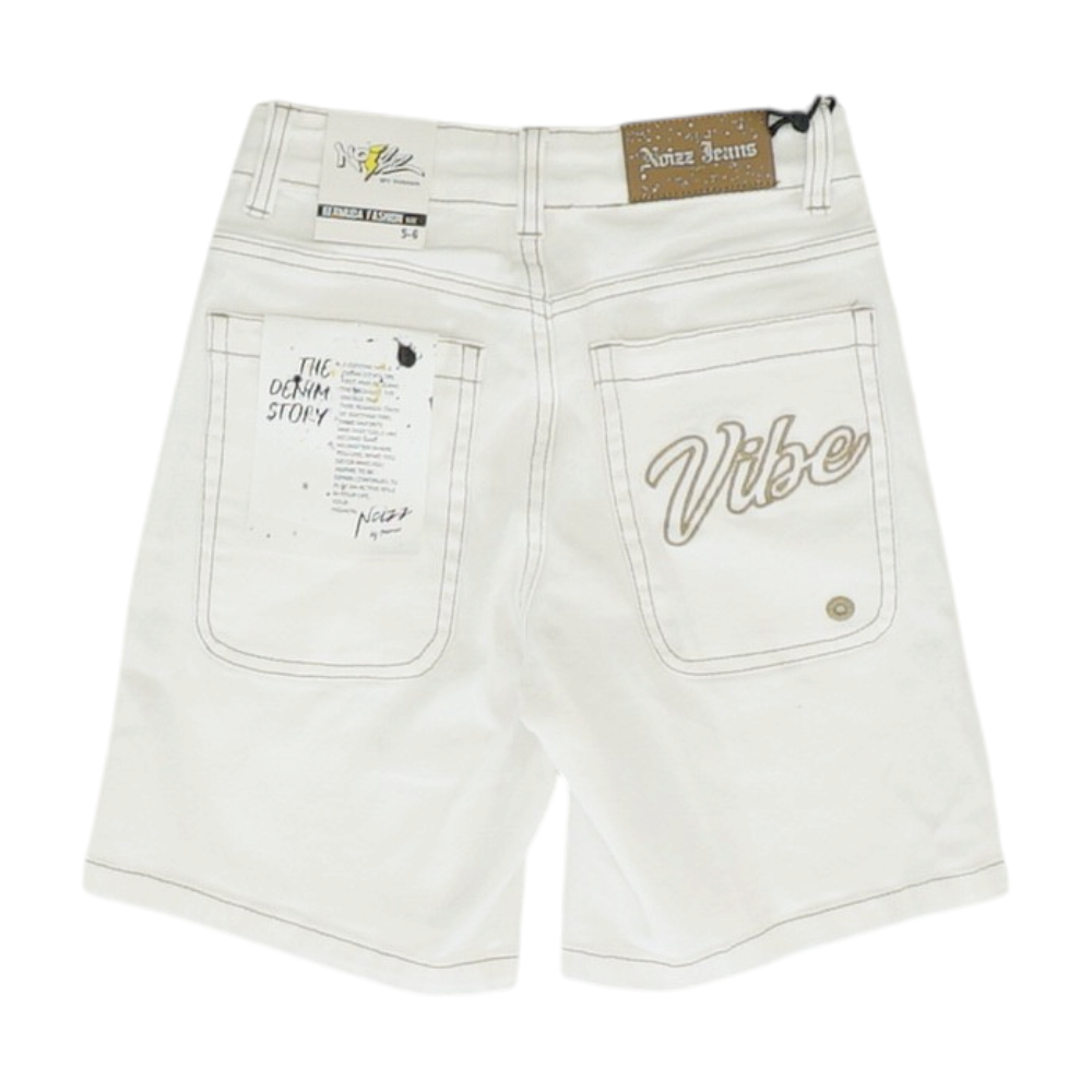 White Denim Shorts